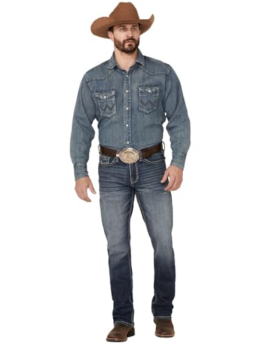 Cody James Men's Moonlight Medium Wash Stretch Slim Straight Jeans - Cjsp22j57