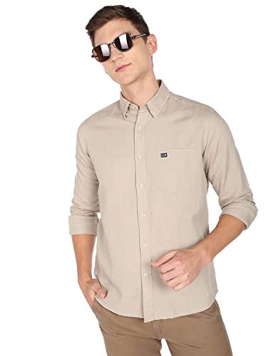 Image of Arrow Men's Solid Regular Fit Shirt