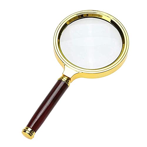 Magnifying Glass 6X Magnification Magnifier Handheld Magnifier for Science, Reading Book, Inspection