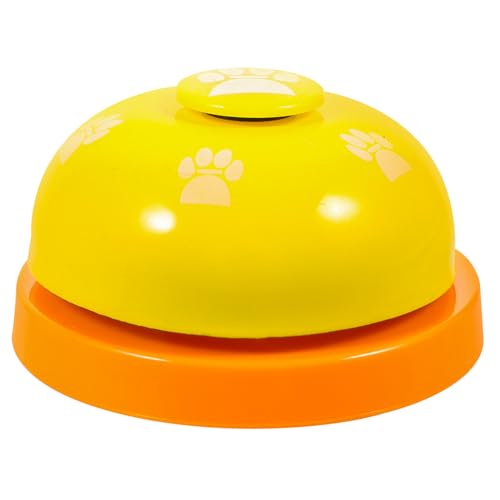 HOLIDYOYO Pet Training Bell for Cream Puppy with Bells Dog Training Hanging Pets Paw Dog Dinner Training Bell Dog Doorbell Dog Bell Pet Training Press Bell Pet Doorbell Pet Bell Plastic