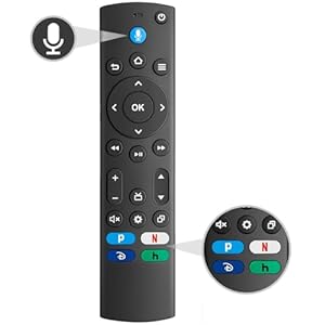 Upgrade Voice Replacement Remote for FireStick Smart 3rd Gen, 2nd Gen, Lite, 4K/ for All Insignia Toshiba Pioneer Smart TVs, for Smart TVs (3rd Gen, Pendant Design)
