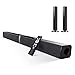 HoYLluDLL Soundbar für TV Geräte, 32 Zoll Teilbare 2-in-1-Soundbar Bluetooth Sound Bar mit 3 EQ-Modi und 3D Surround Sound, TV Lautsprecher Soundbars mit ARC/Optical/Aux, 1 Piece