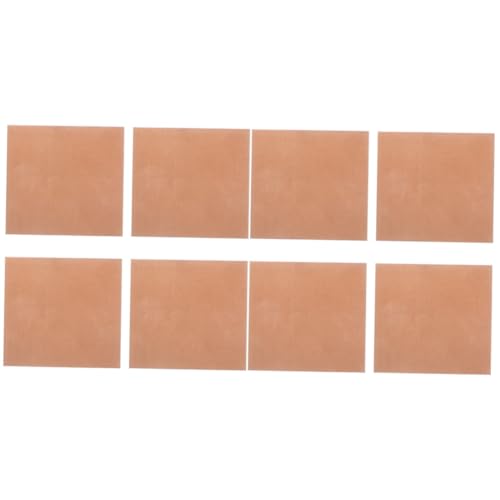 SOLUSTRE 8 Sheets Sheets Craft Copper Plate Copper Plate for Crafts Metal Plates for Jewelry Copper Plate for Jewelry