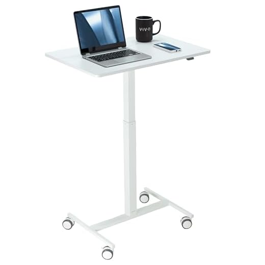 VIVO Mobile Standing Laptop Cart