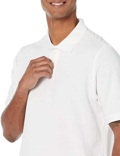 Image of Amazon Essentials Men's Regular-Fit Short Sleeve Cotton Pique Polo Shirt (Available in Big & Tall)