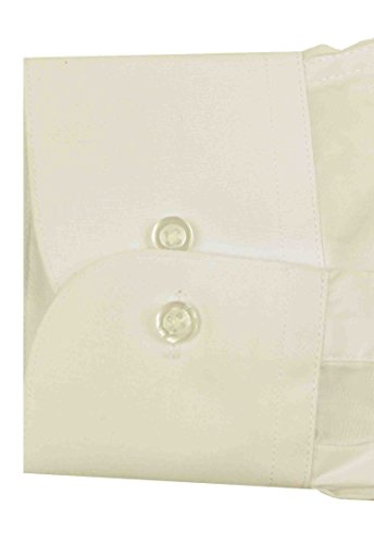 Basilio Men's Convertible Cuff Solid Dress Shirt2