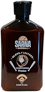 SARNA BASEBALL Glove Leather Conditioner - Use on Baseball Gloves, Softball Gloves, and Other Leather Sports Equipment (8.0 oz) - Made in USA