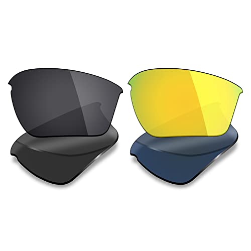 Image of Mryok 2 Pair Polarized Replacement Lenses for Oakley Half Jacket 2.0 XL Sunglass - Options