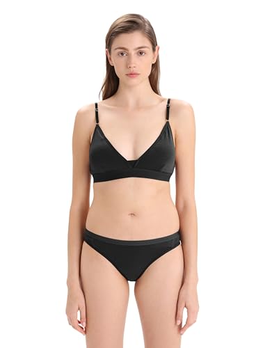 Icebreaker Women’s Merino Siren Padded Bra - Black - Large