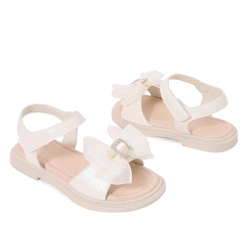 Toddler Girls Sandals Soft Rubber Flats Summer Bowtie Girl Shoes3