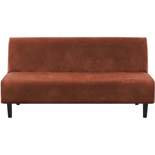 H.VERSAILTEX Real Velvet Futon Cover Armless Sofa...