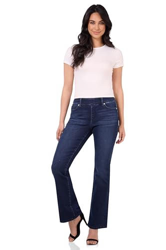 Rekucci Women's Secret Figure Premium Lux Denim Bootcut Pull-On Jean2