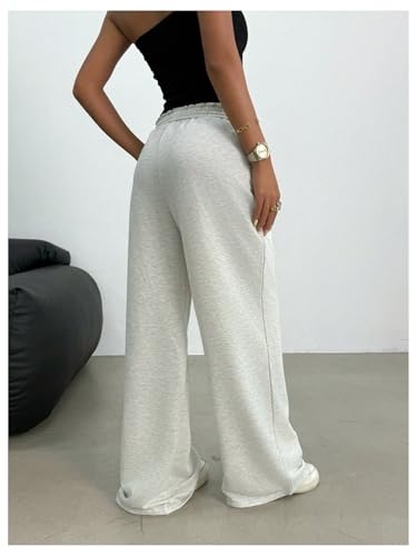 SOLY HUX Girl's Casual Sweatpants Elastic Low Rise Wide Leg Baggy Long Pants2