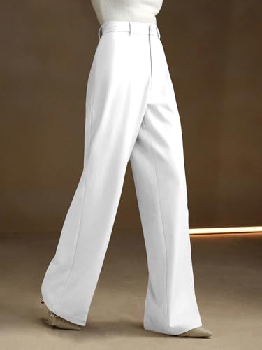 Image of KERI PERRY Trousers for Woman Pants Women's Formal Office Korean | Black Beige Track Pant | Straight | Cotton Spandex Stretchable Trouser | High-Waisted Bottom Wear