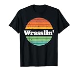 Retro Wrasslin' Funny Wrestling Lover Boys Mens 70s Style T-Shirt