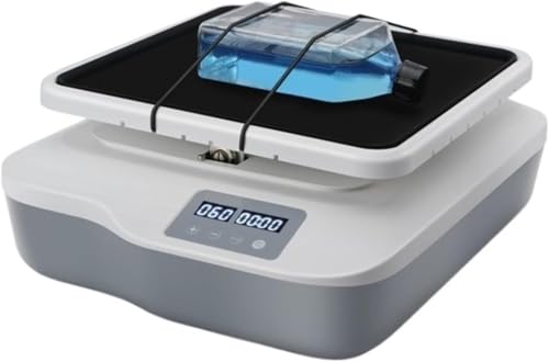 WGM 新登場ラボオービタルシェーカー ロッキングシェーカー LEDデジタルシェーカー SK-R1807-S 最大耐荷重2kg 皿置き台付き シーソー波角7度 堅牢性 (ホワイト)