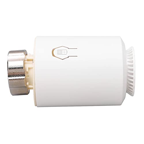 FTVOGUE Thermostat de Radiateur Intelligent, Matériau ABS, Conception Intelligente Programmable, Contrôle de Température de 5 à 35 Celsius pour la Maison et Le Bureau