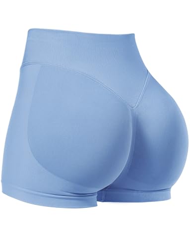 Image of VOYJOY Women Workout Impact Shorts 2.5 inch / 3.6 inch / 4.5 inch / 6 inch Scrunch Butt Booty | Tummy Control, High Waisted, Bike Short, Gentle Compression, for Women