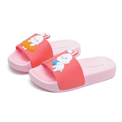 Image of MEMON Toddler Little Kids Dinosaur Beach /Pool /Shower Slides /Anti-Skid Home Bath Slippers /Cute Summer Outdoor Shoes for Girls and Boys