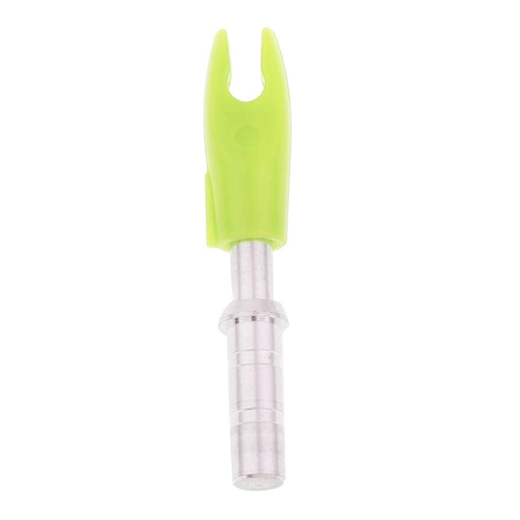 MagiDeal Cocche di Precisione per Tiro con L'Arco in Plastica da 12 Pezzi per Albero a Freccia ID 4,2 Mm Universale