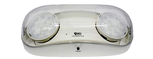 Outdoor Rated High Output White LED Emergency Light (Bug Eyes) with Battery Backup, Wet Location Listed, 90-Minute Minimum Capacity, 120V-277V