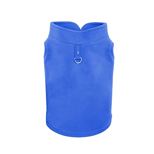 Kielsjajd Hundepulli Aus Altem Pulli Winter Sweater Autumn Vlies Tierkleidung warm halten Weste Tierkleidung Hunde Pullover Warm (Blue, XL)