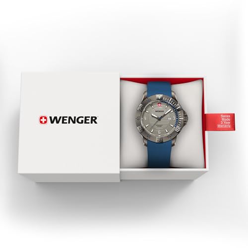 Image of WENGER SEAFORCE Watch, Quartz Analog, Men's, Stainless Steel Case (316L), Water Resistant to 668.4 ft (200 m)