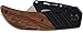 Husky 97211 Wood Handled Folding Sure-Grip Lock Back Utility Knife w/ 1 Disposable Blade Included