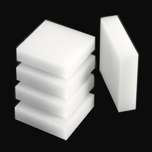 Almohadillas de silicona blancas de 50 x 100 mm para solucionar vibraciones en banco de trabajo