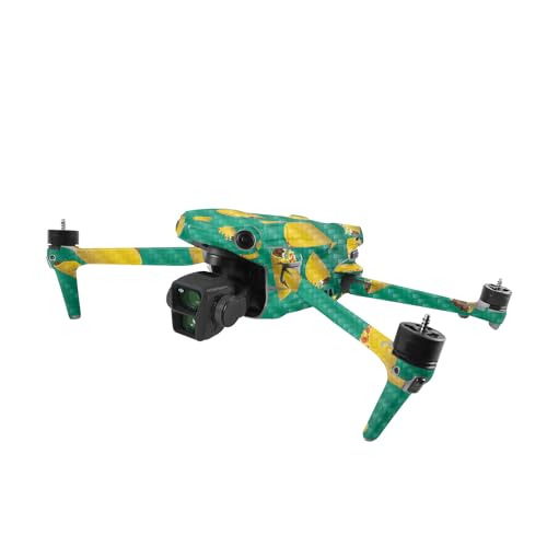 Image of MightySkins Carbon Fiber Skin Compatible with DJI Air 3 - Tacos | Protective, Durable Textured Carbon Fiber Finish | Easy to Apply, Remove, and Change Styles
