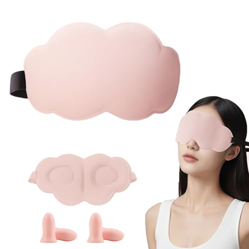 Sellerian アイマスク 睡眠用 光の遮断 アイマスク 飛行機 3D立体 通気性 安眠グッズ 遮光率99.99% 肌にやさしい 調節可能 洗濯可能 遮光し 睡眠 昼寝 瞑想 飛行機旅行/出張/昼寝に最適 男女兼用 (ピンク)