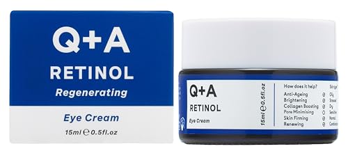 Q+A Retinol Eye Cream 15ml, Anti-Ageing Eye Cream