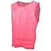 oceanside Adult Training Vest, 12 Pieces Large Mesh Breathable Adult Football Training Sports Vest Rose Red Free Size