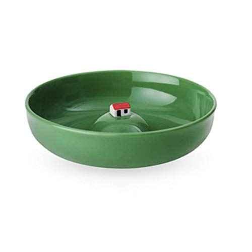 Corbeille à Fruits Fruit Bowl Fruit Basket Fruit en céramique Plaques Micro- ondes et lave- vaisselle et DisinfectionCabinet Safe Kitchen Panier à Fruits (Color : Green)