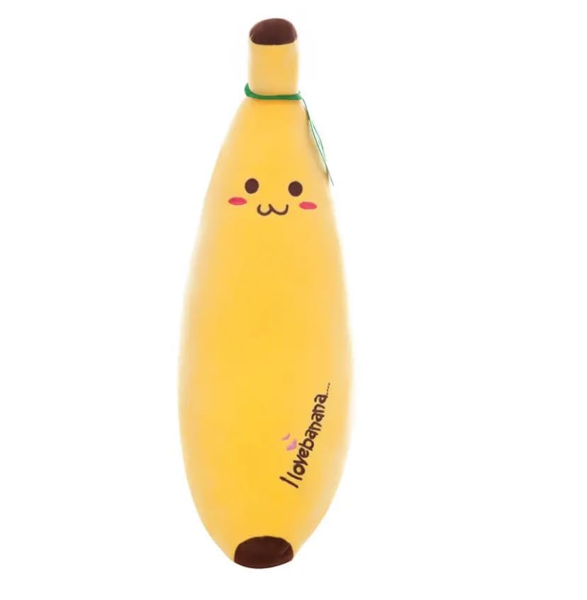 Image of HUG 'n' FEEL SOFT TOYS - Banana 35cm Soft Toy Plush Toy | Big Stuffed Animal | Ultra Soft, Huggable & Cuddly Gift for Kids, Girls, Boys | Perfect for Birthday, Valentine's Day