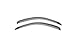 Putco 580177 Element Tinted Window Visor - Set of 2