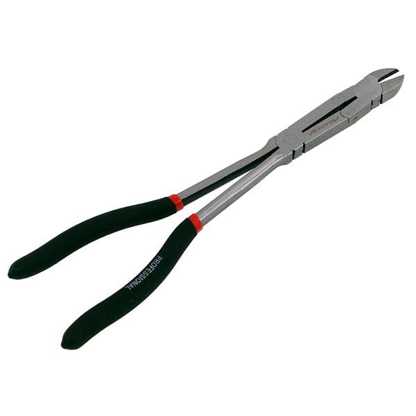 Neilsen CT4124 Double Joint Side Cutters 300mm with Dipped Handles for Hard to Reach Places