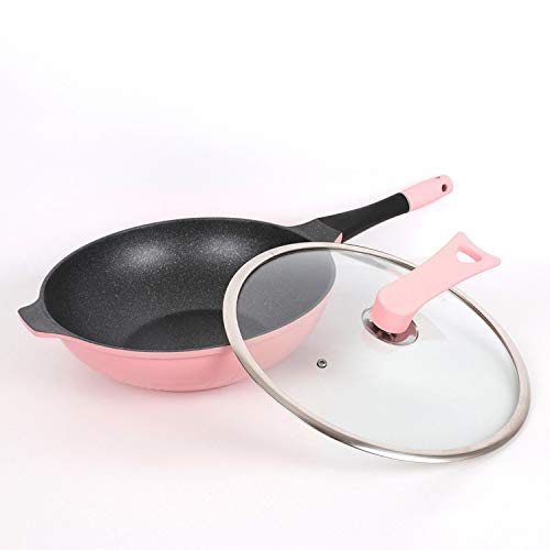 Wok de acero aleado con mango desmontable miniatura 2