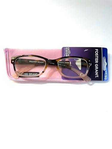Foster Grant Reading Glasses Monroe tortoise pink color 1.50