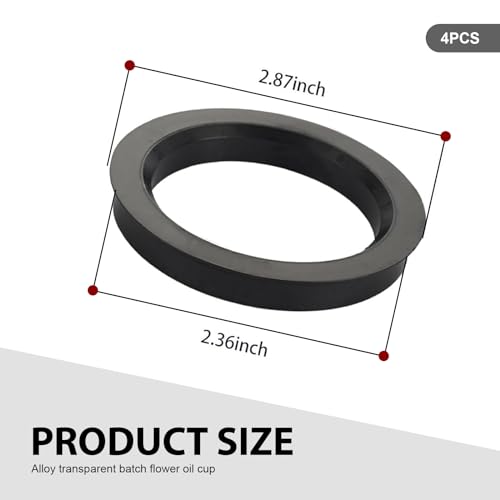 Dawfall ALL30732 4 Pack Car Hub Center Ring thumb #1