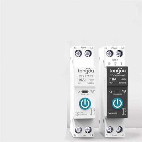 Interruptor disyuntor 63A con módulo temporizador 1P para control de energía 3