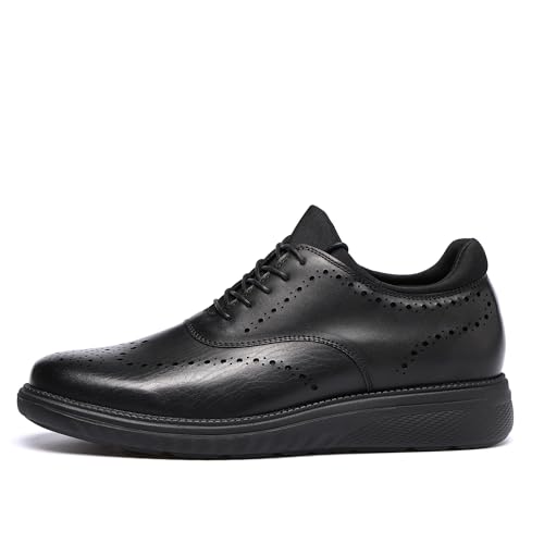 Image of DECARSDZ Mens Dress Casual Oxfords Shoes Lace-up Fashion Shoes Brogue Shoes for Men
