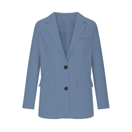 Blazers for Women Business Casual Open Front Lapel Collar Long Sleeve Suit Jackets Lightweight Teacher Work Outfits2