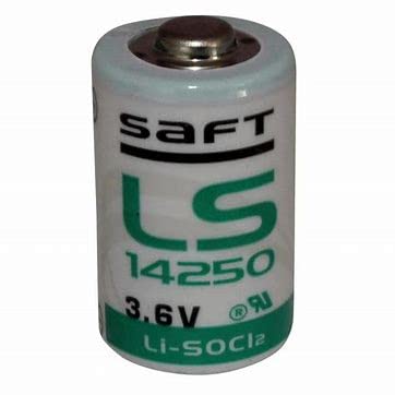 Saft Within 2 Weeks Battery LS14250;LS 14250;LS-14250;1⁄2 AA;3.6v;Ø14.75;25.1mm;1.2 Ah