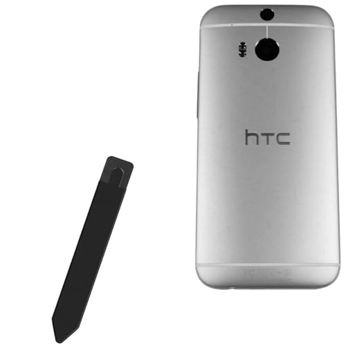 BoxWave Stylus Pouch Compatible with HTC One Remix - Stylus PortaPouch, Pen Stylii Holder Carrier Portable Self-Adhesive - Jet Black