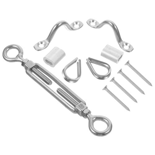 Tensores para Cable de Cuerpo Abierto SOLUSTRE de Acero Inoxidable 1/8 Pulgadas para Uso Industrial miniatura 1