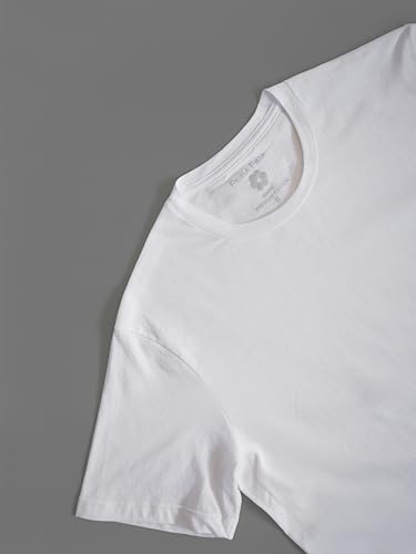 Image of 100% Peruvian Cotton Mens T-Shirts - Luxury Crew Tee Shirts for Men | Premium Soft Mens T-Shirts | Plain Dress Tee Shirts Men
