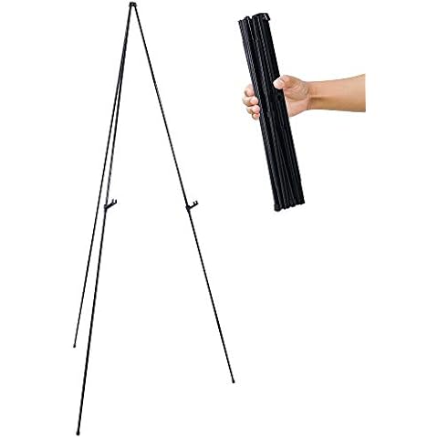 US Art Supply "Easy-Folding Easel Black Steel 63" Tall Display Easel Cover