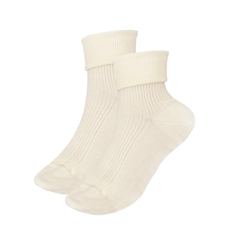 100% Organic Cotton Luxury Women's Socks 1 Pair. Made in Italy.