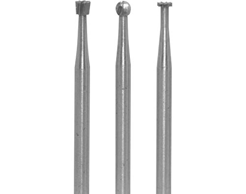 Donau Elektronik1700 3 Assorted Burrs 2,3 mm Dia, Multi-Colour, 2.3 mm